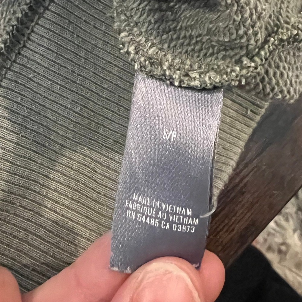 Aerie Oversized Crewneck Sweatshirt Sage Green Pullover Small - Picture 4 of 5